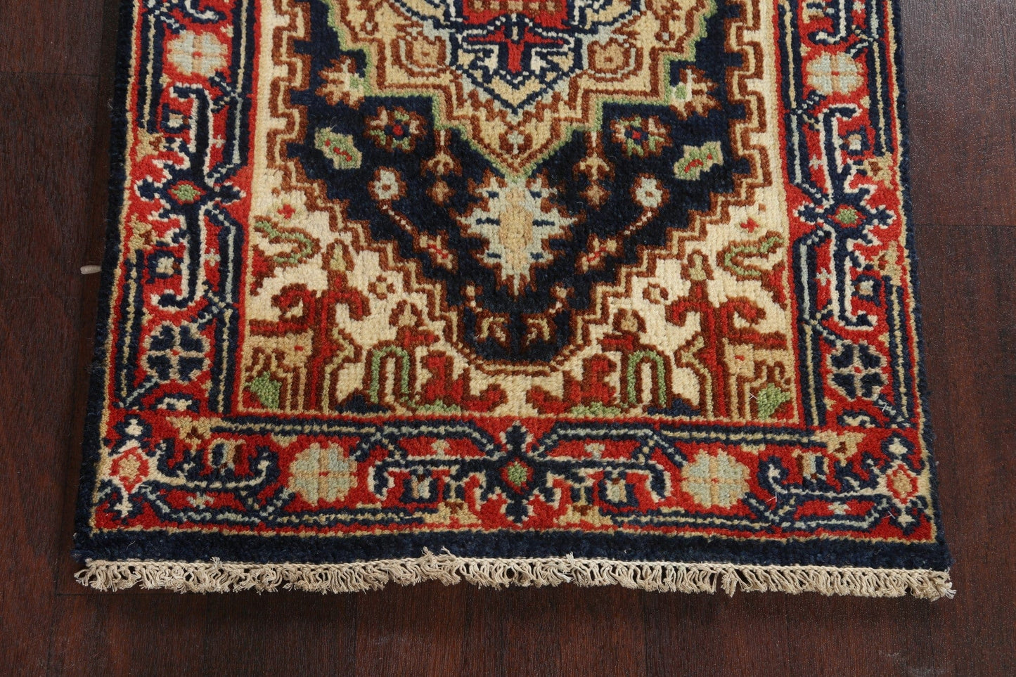 Hand-Knotted Wool Heriz Serapi Oriental Rug 3x6