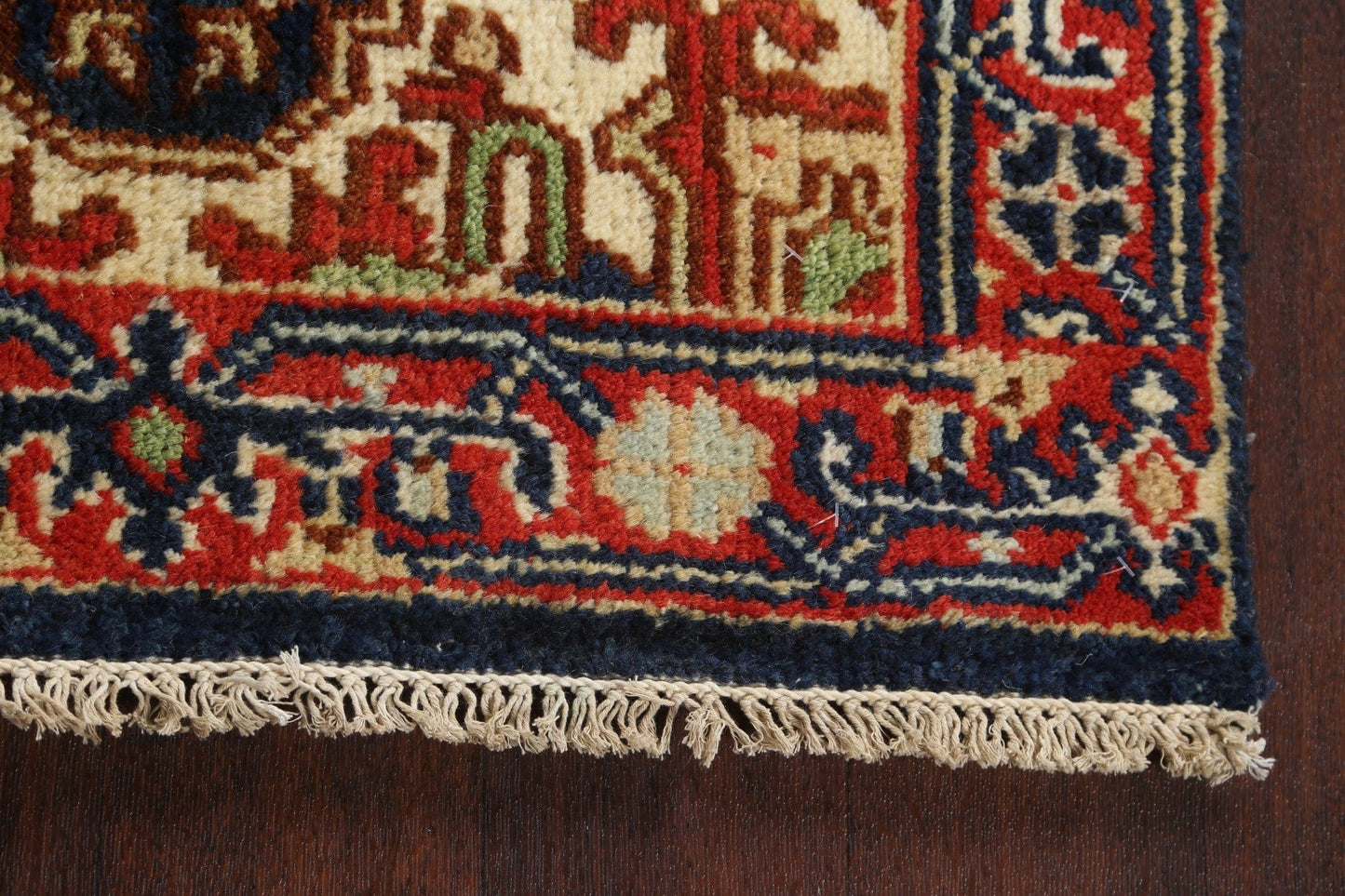 Hand-Knotted Wool Heriz Serapi Oriental Rug 3x6