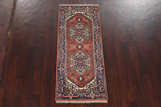 Handmade Heriz Serapi Oriental Wool Rug 3x6