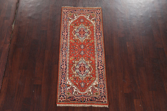 Handmade Wool Heriz Serapi Oriental Rug 3x6