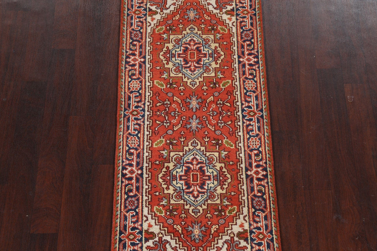 Handmade Wool Heriz Serapi Oriental Rug 3x6