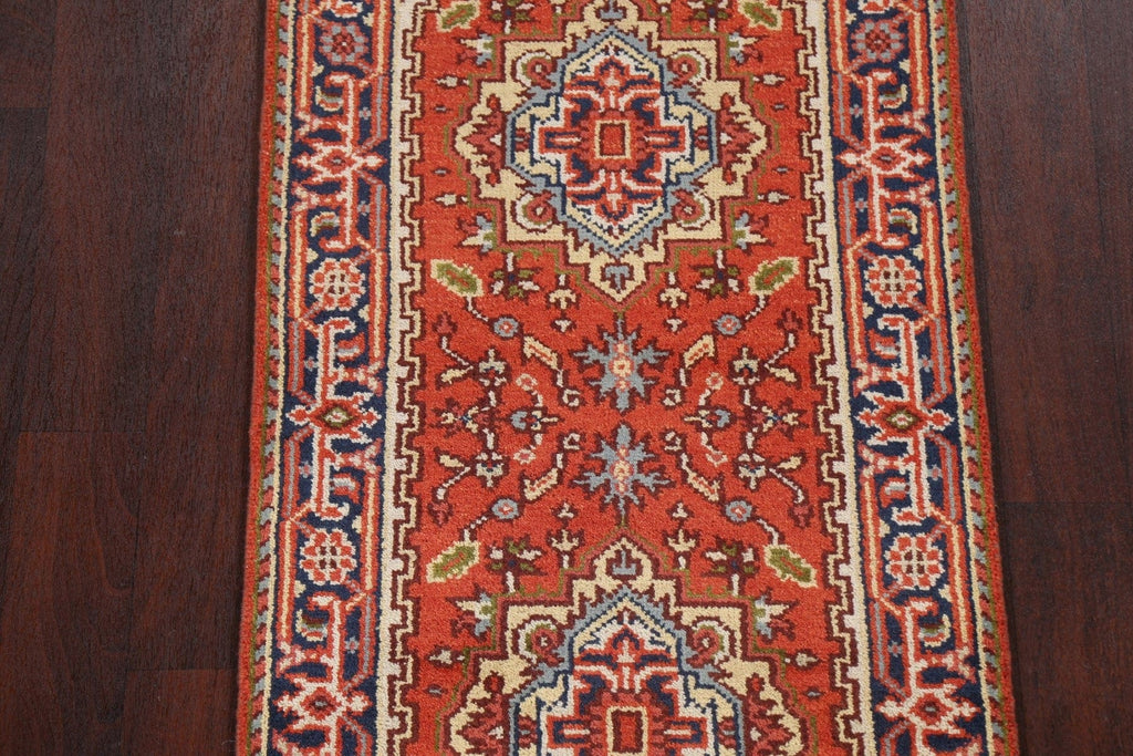 Handmade Wool Heriz Serapi Oriental Rug 3x6