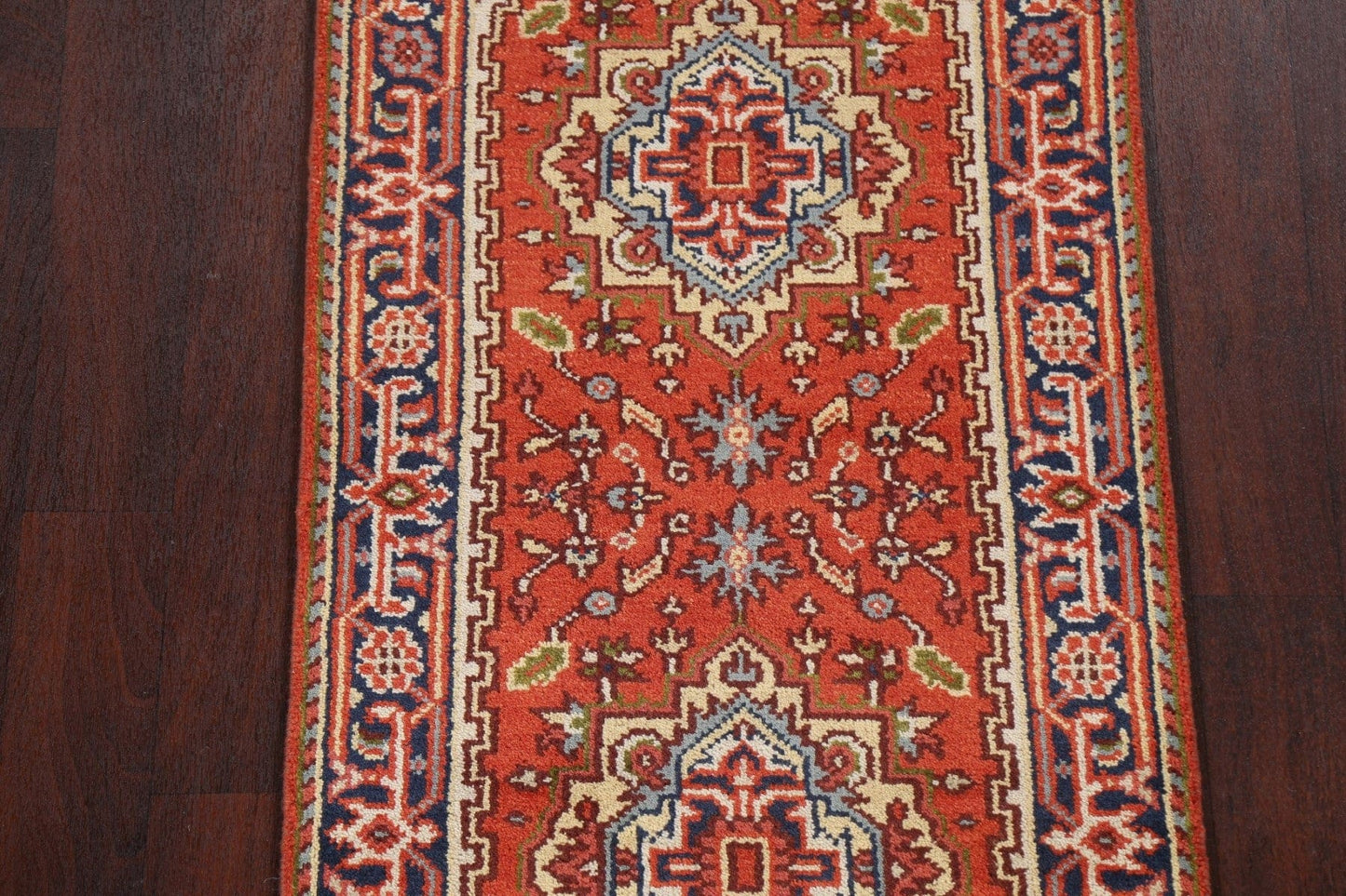 Handmade Wool Heriz Serapi Oriental Rug 3x6