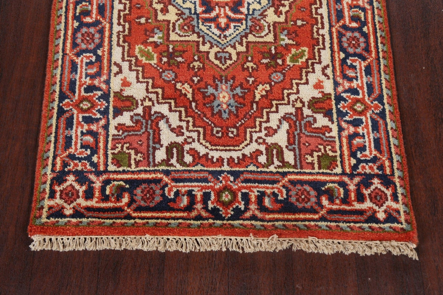 Handmade Wool Heriz Serapi Oriental Rug 3x6