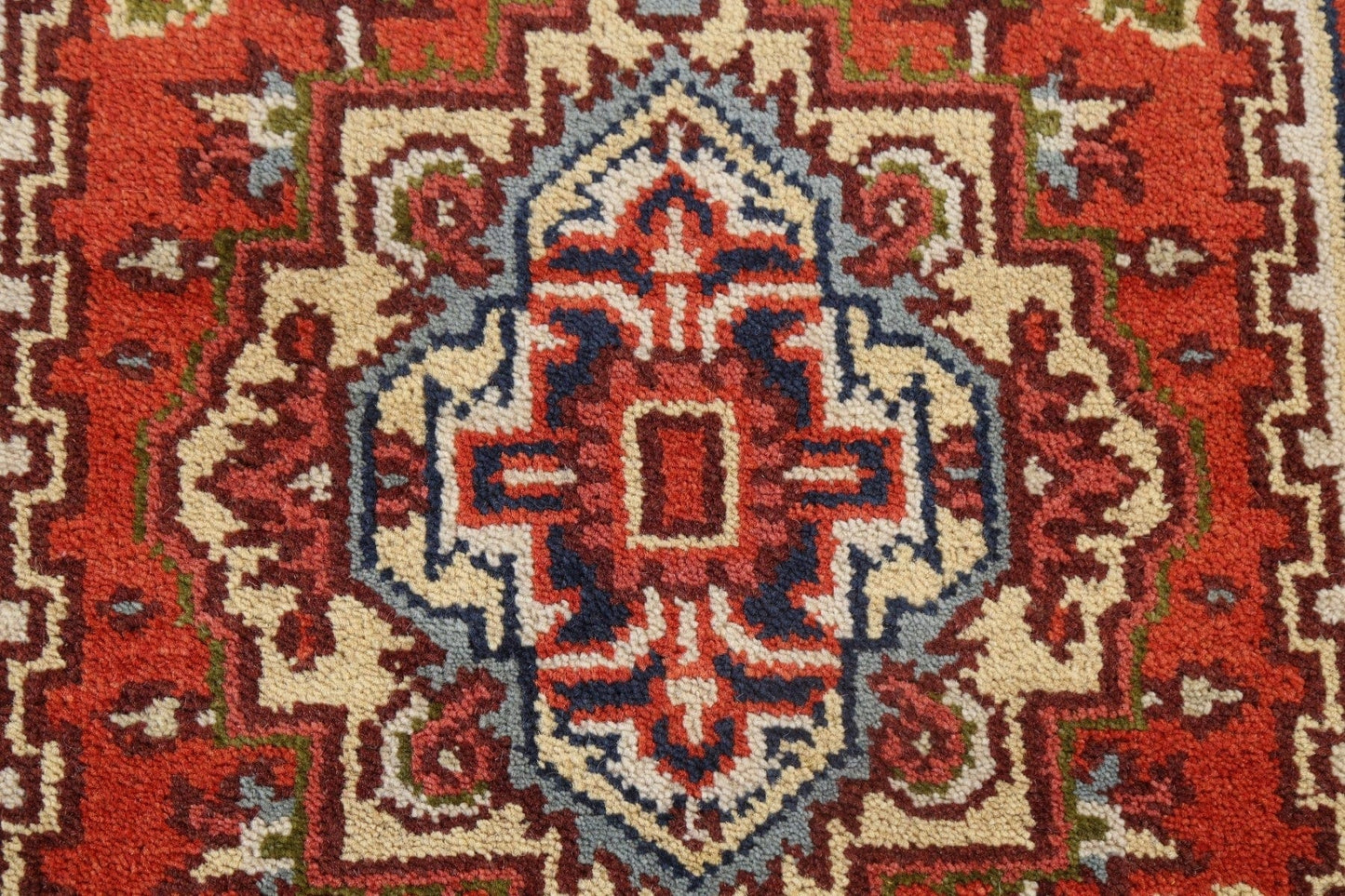 Handmade Wool Heriz Serapi Oriental Rug 3x6