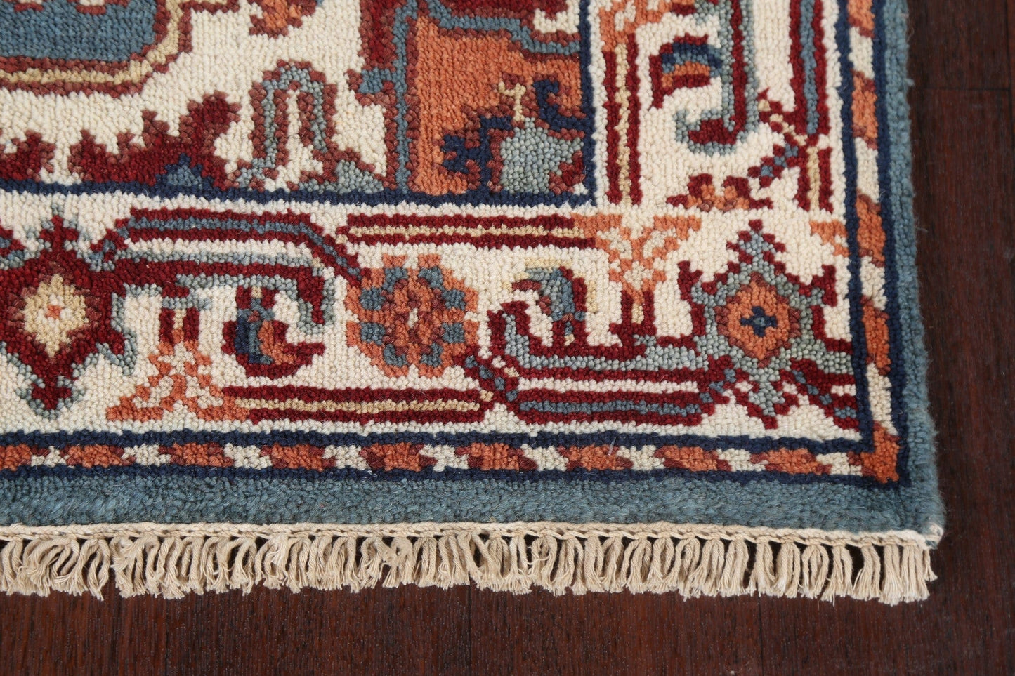 Handmade Wool Heriz Serapi Oriental Rug 3x6