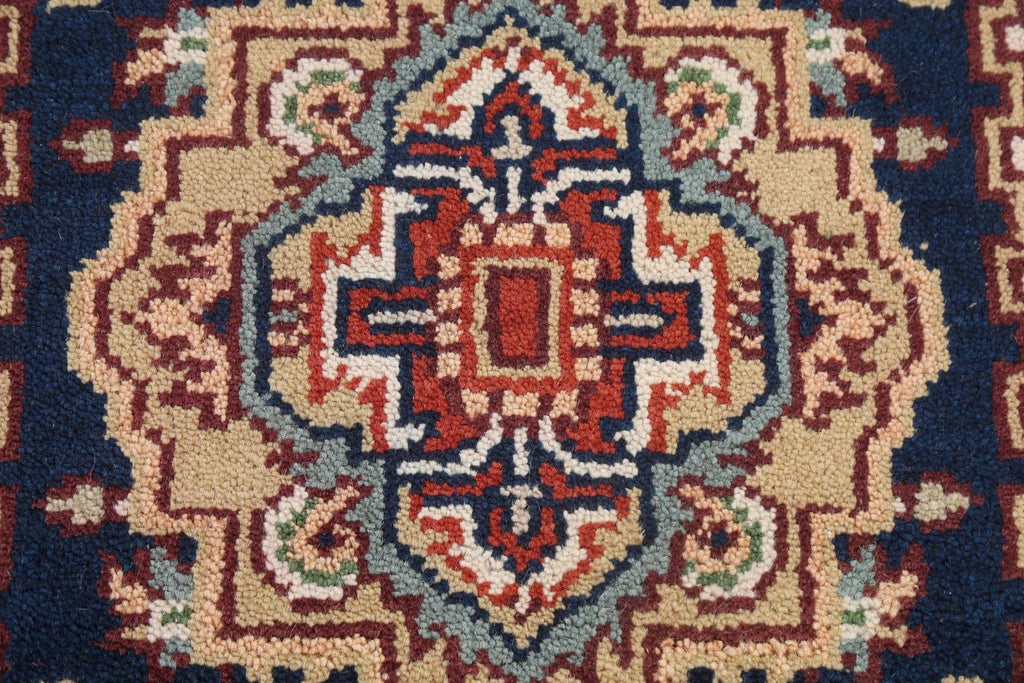 Handmade Heriz Serapi Oriental Wool Rug 3x6