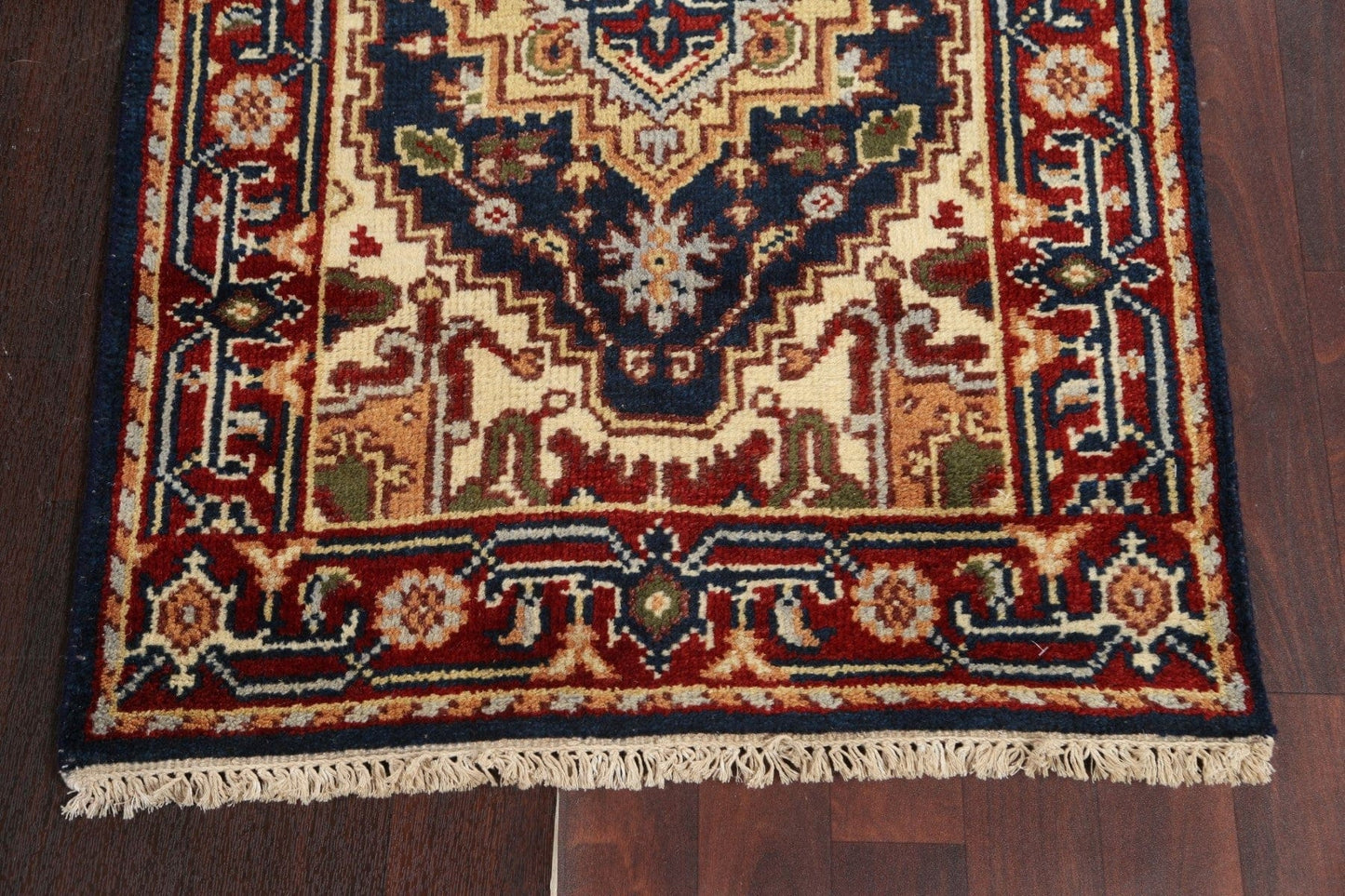 Geometric Heriz Serapi Oriental Runner Rug 3x10