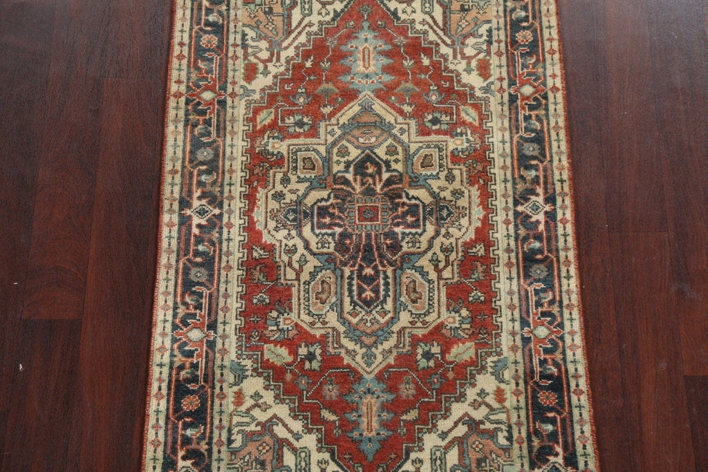 Handmade Heriz Serapi Wool Oriental Rug 3x5