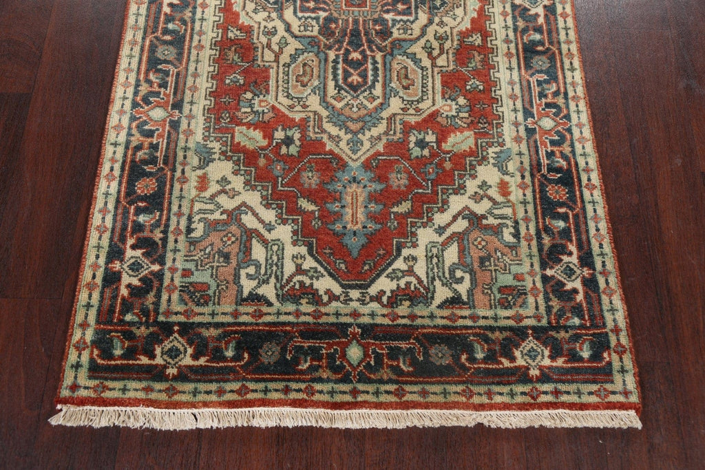 Handmade Heriz Serapi Wool Oriental Rug 3x5