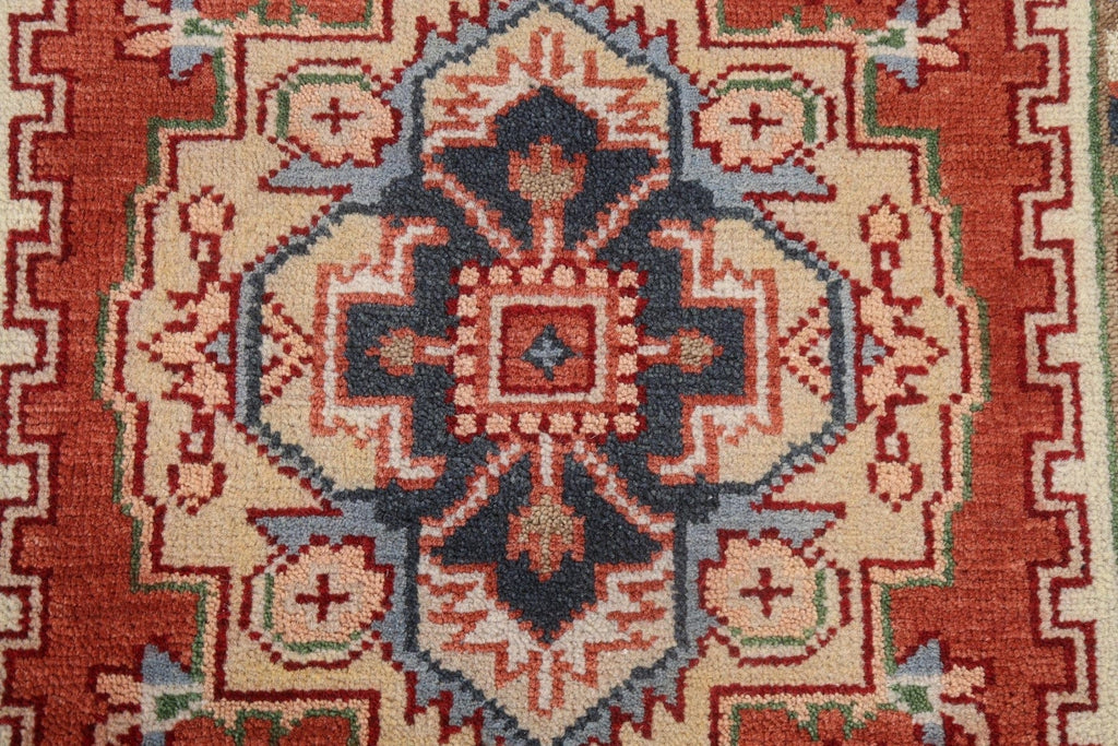 Hand-Knotted Heriz Serapi Oriental Wool Rug 3x5