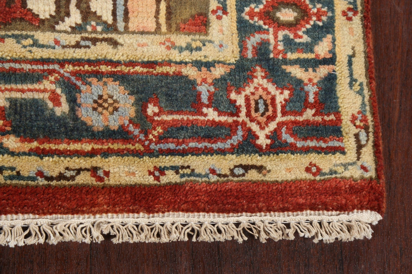 Handmade Heriz Serapi Oriental Wool Rug 3x5