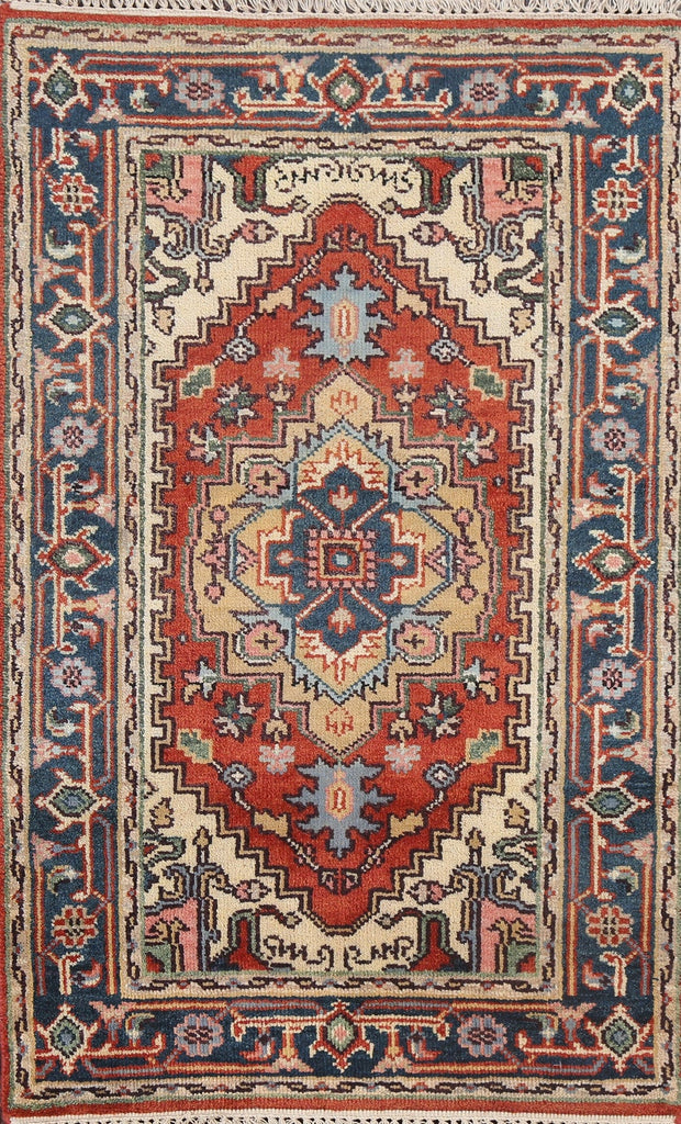 Wool Heriz Serapi Oriental Handmade Rug 3x5