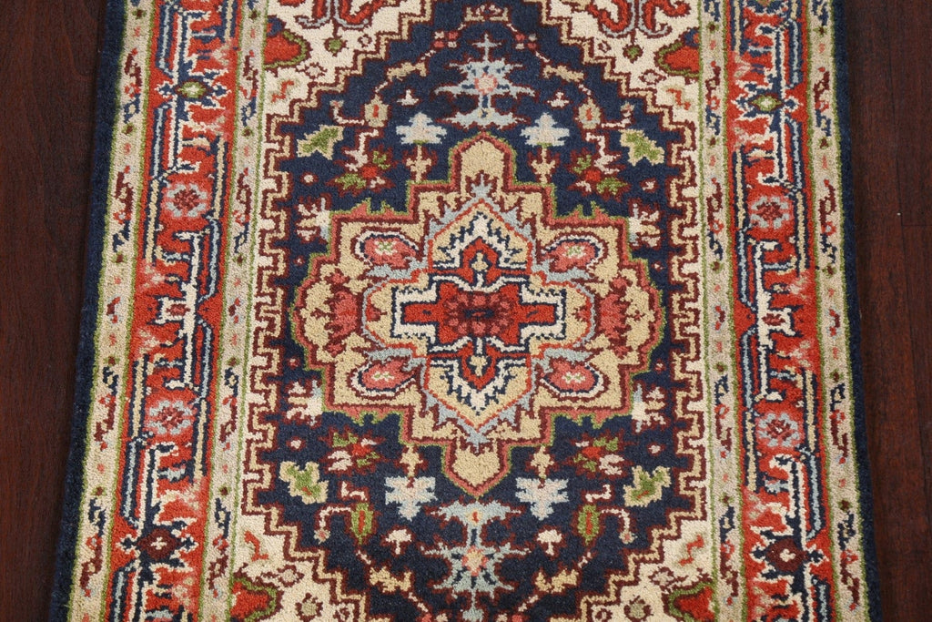 Geometric Heriz Serapi Oriental Wool Rug 3x5