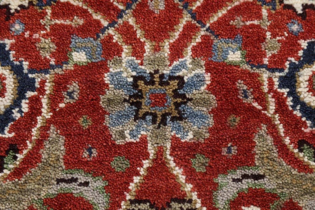 Red Floral Sultanabad Oriental Wool Rug 3x5