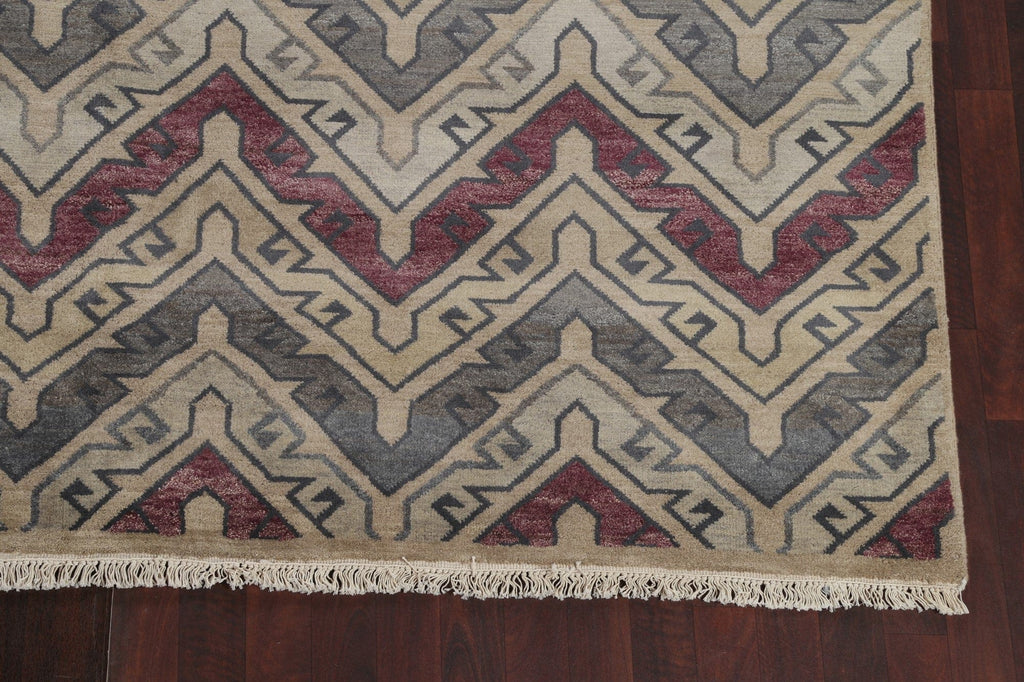 Chevron Style Modern Oriental Area Rug 8x10