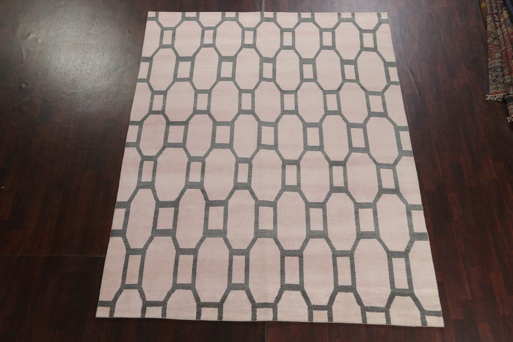 All-Over Geometric Modern Oriental Area Rug 8x10