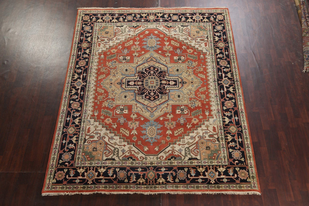 Handmade Wool Heriz Serapi Oriental Area Rug 8x10