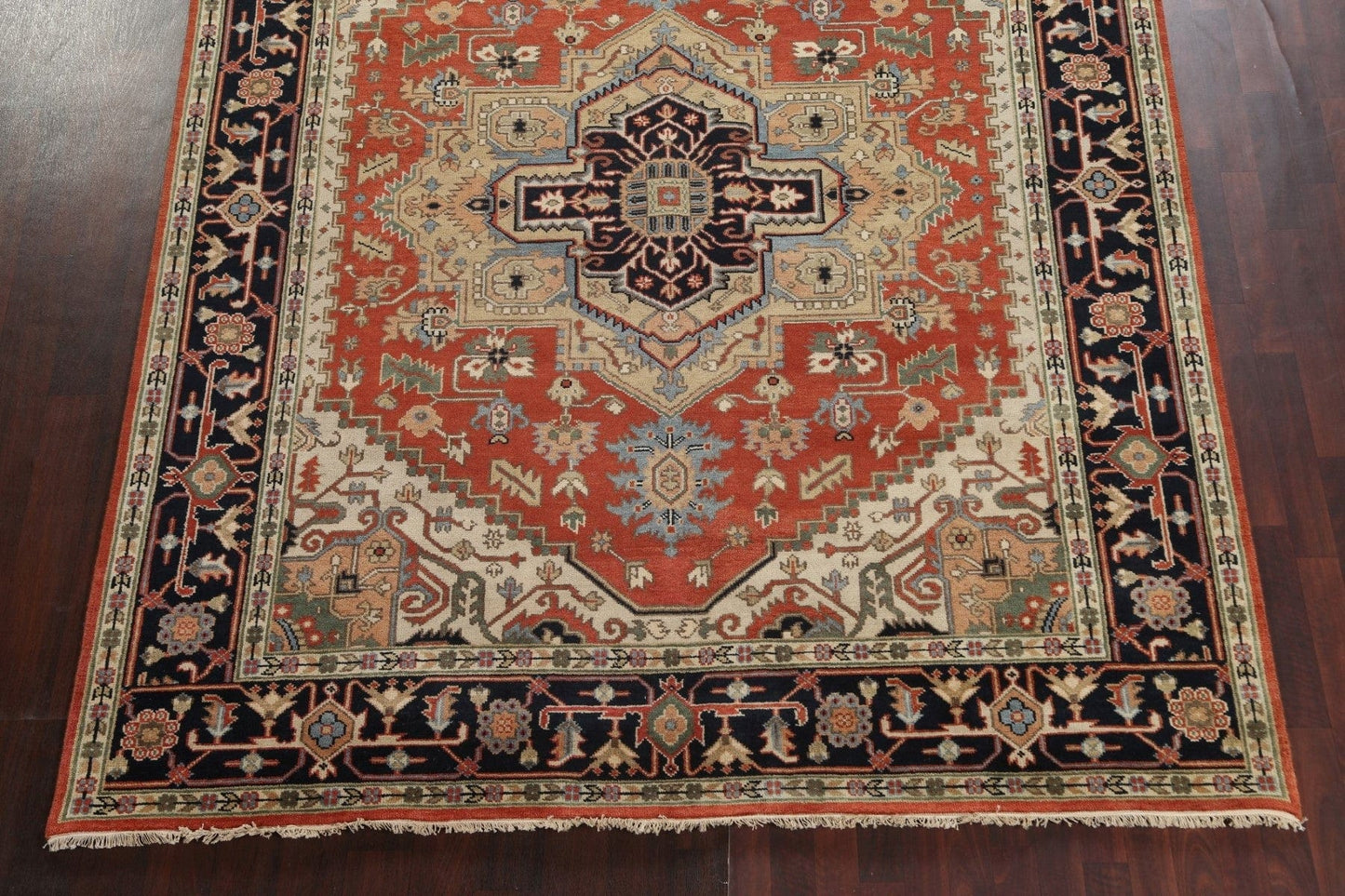 Handmade Wool Heriz Serapi Oriental Area Rug 8x10