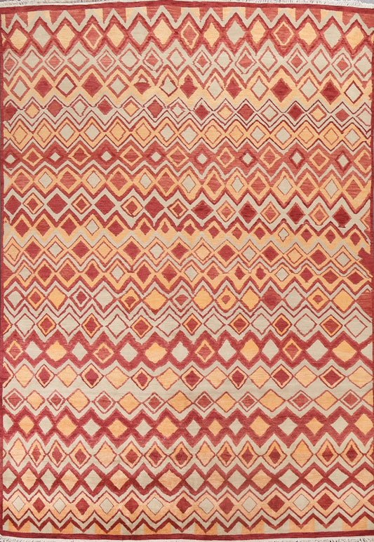 All-Over Geometric Modern Oriental Area Rug 8x11