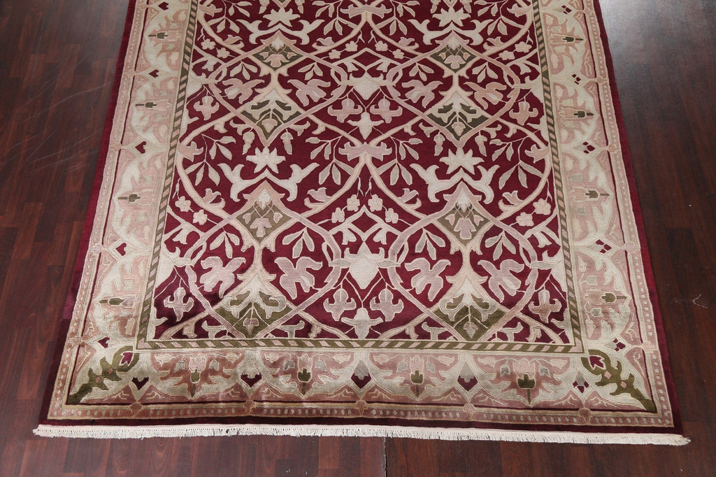 Hand-Knotted Wool Nepalese Oriental Area Rug 9x12