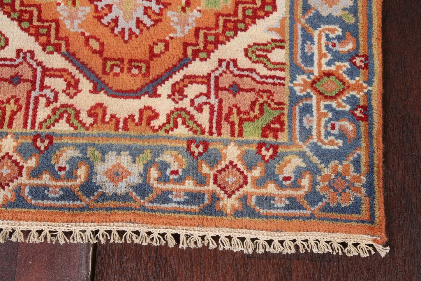 Handmade Heriz Serapi Oriental Runner Rug 3x10