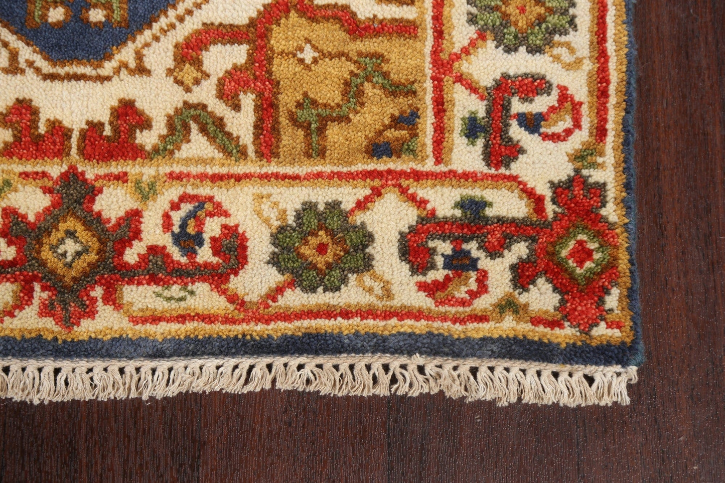 Handmade Heriz Serapi Oriental Runner Rug 3x12