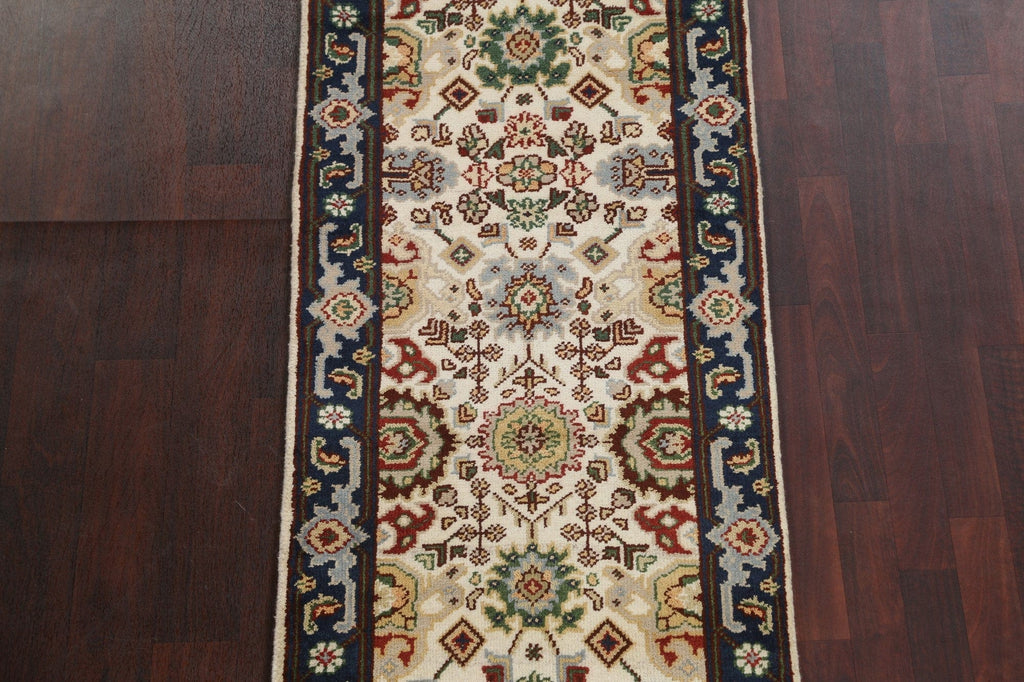 Handmade Heriz Serapi Oriental Wool Rug 3x6