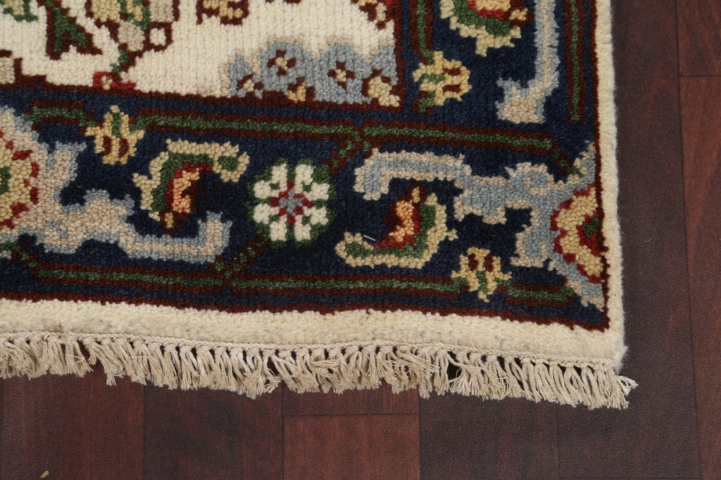 Handmade Heriz Serapi Oriental Wool Rug 3x6