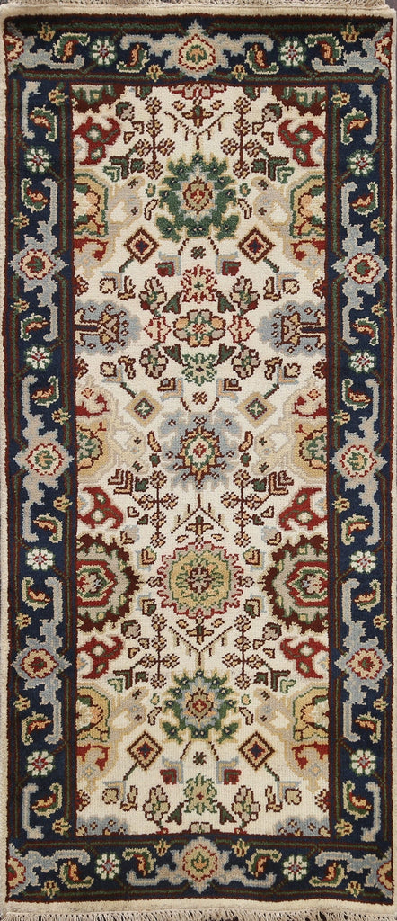 Handmade Heriz Serapi Oriental Wool Rug 3x6