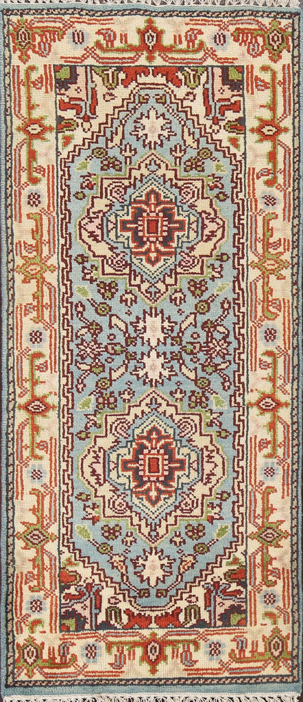 Handmade Heriz Serapi Oriental Wool Rug 3x6