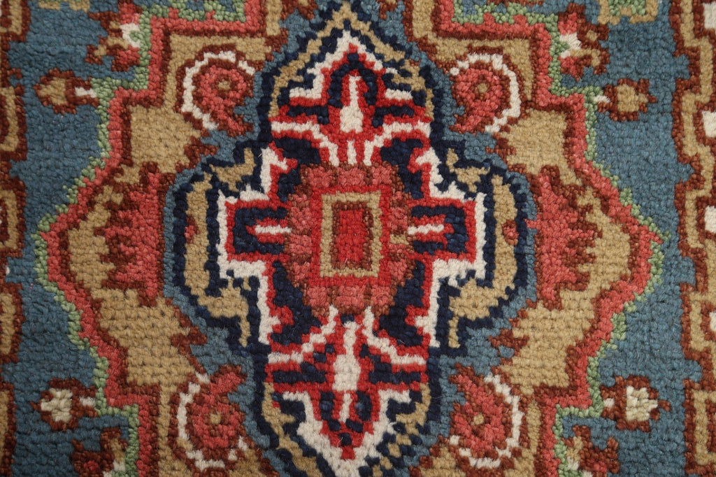 Handmade Heriz Serapi Oriental Wool Rug 3x6