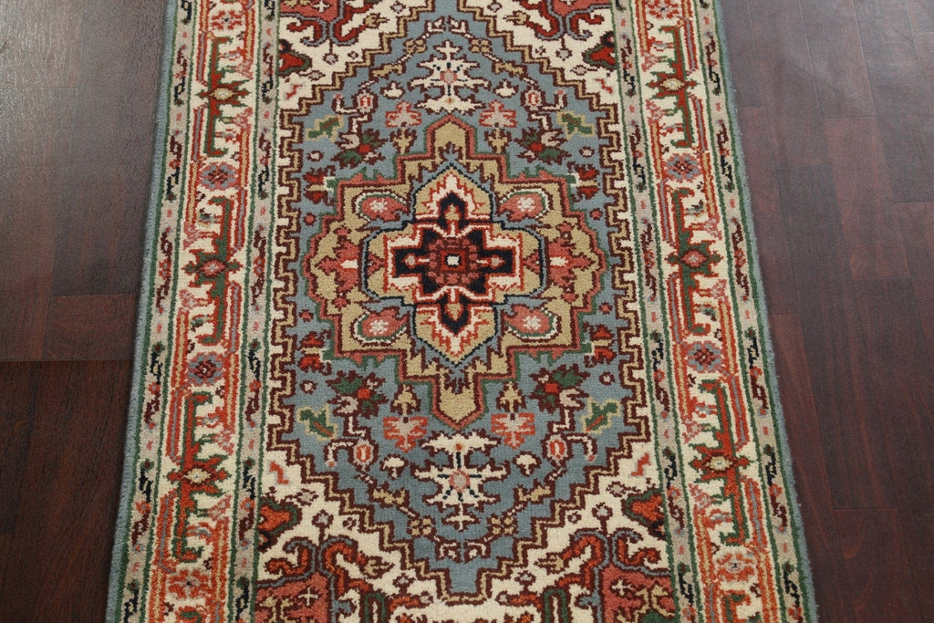 Handmade Heriz Serapi Oriental Wool Rug 3x5