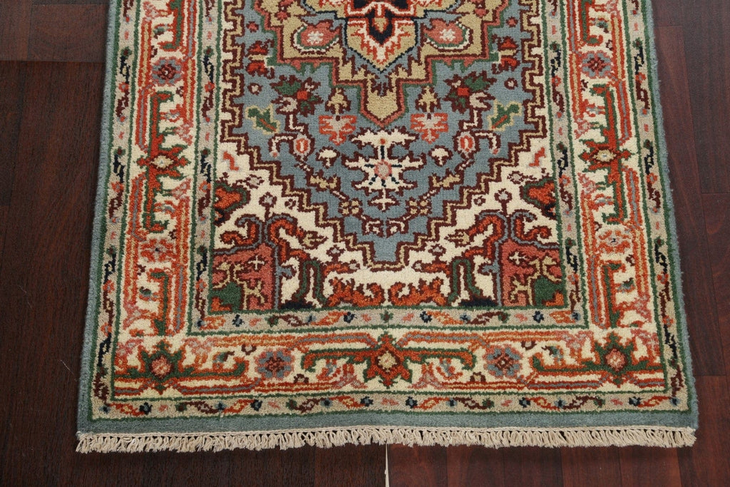 Handmade Heriz Serapi Oriental Wool Rug 3x5