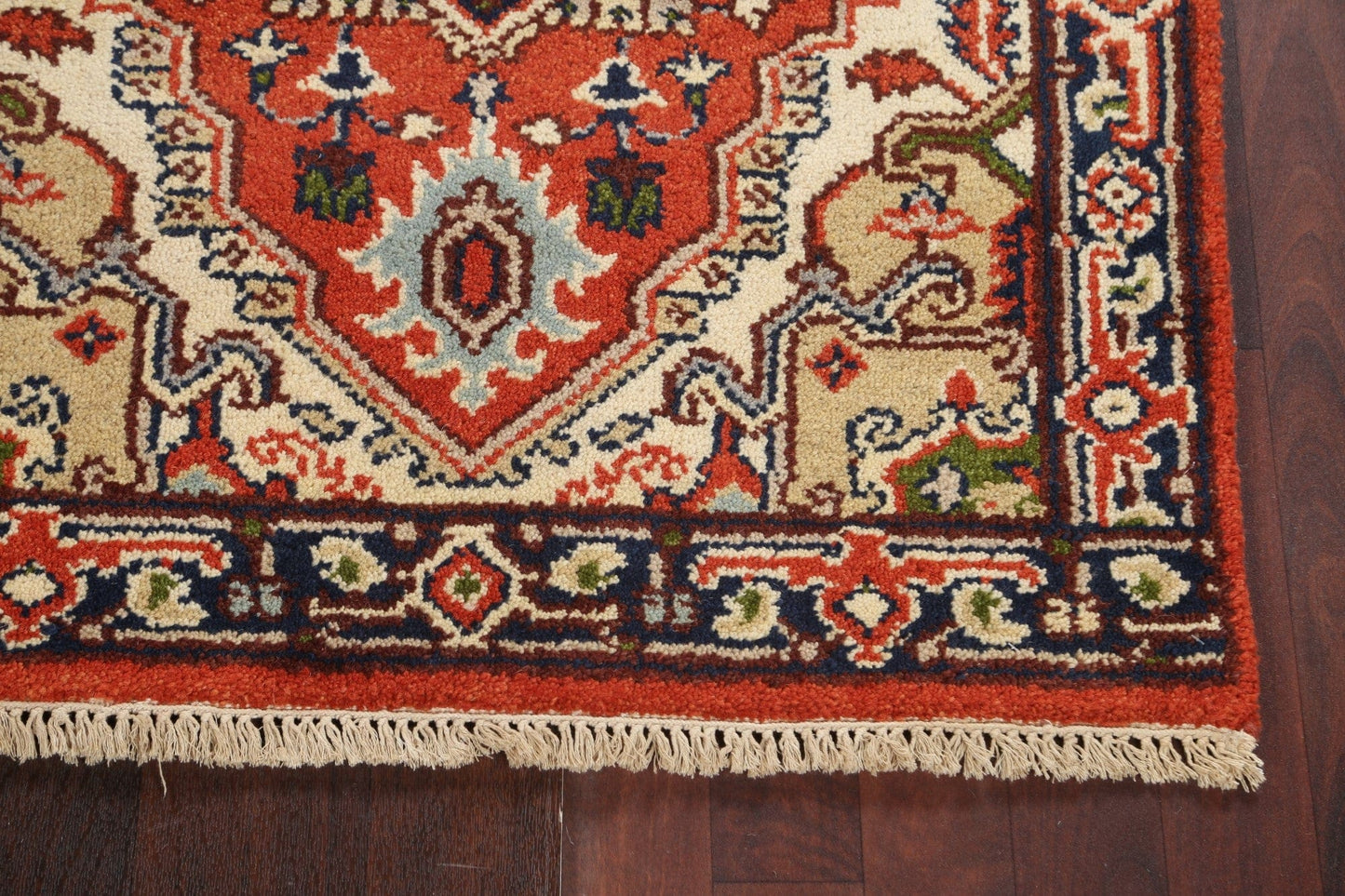 Handmade Wool Heriz Serapi Oriental Area Rug 3x5