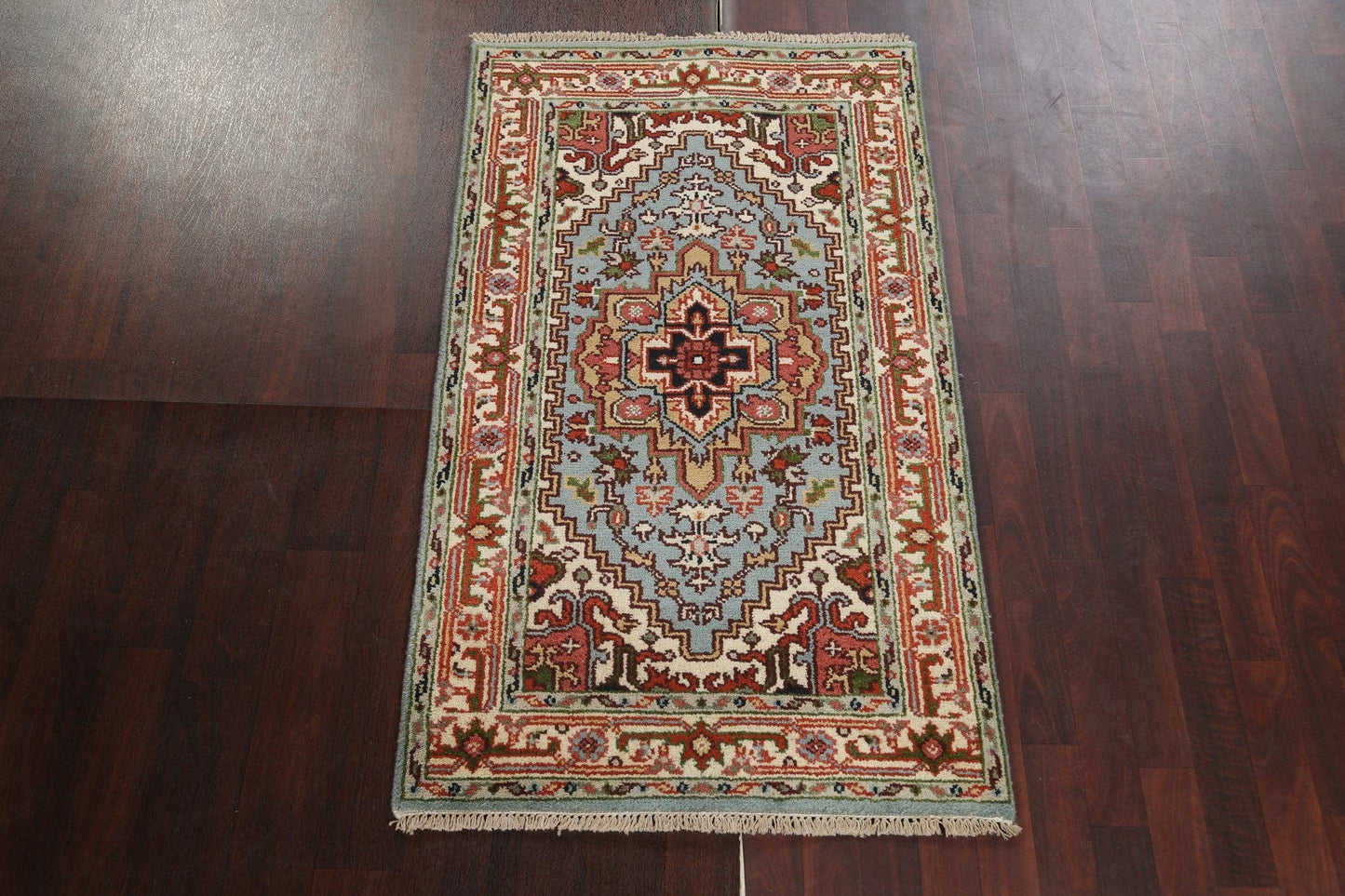 Handmade Heriz Serapi Oriental Wool Rug 3x5