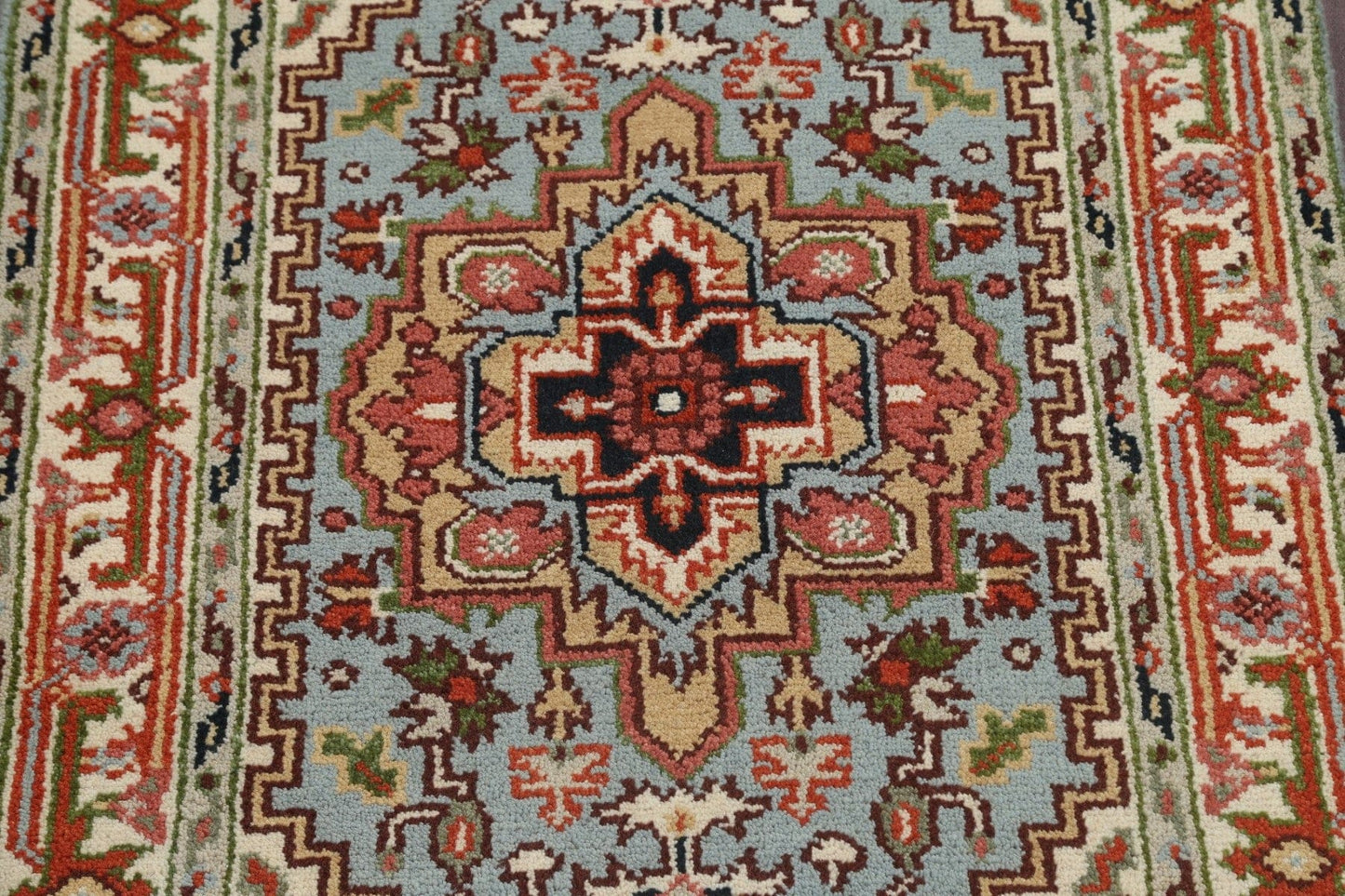 Handmade Heriz Serapi Oriental Wool Rug 3x5