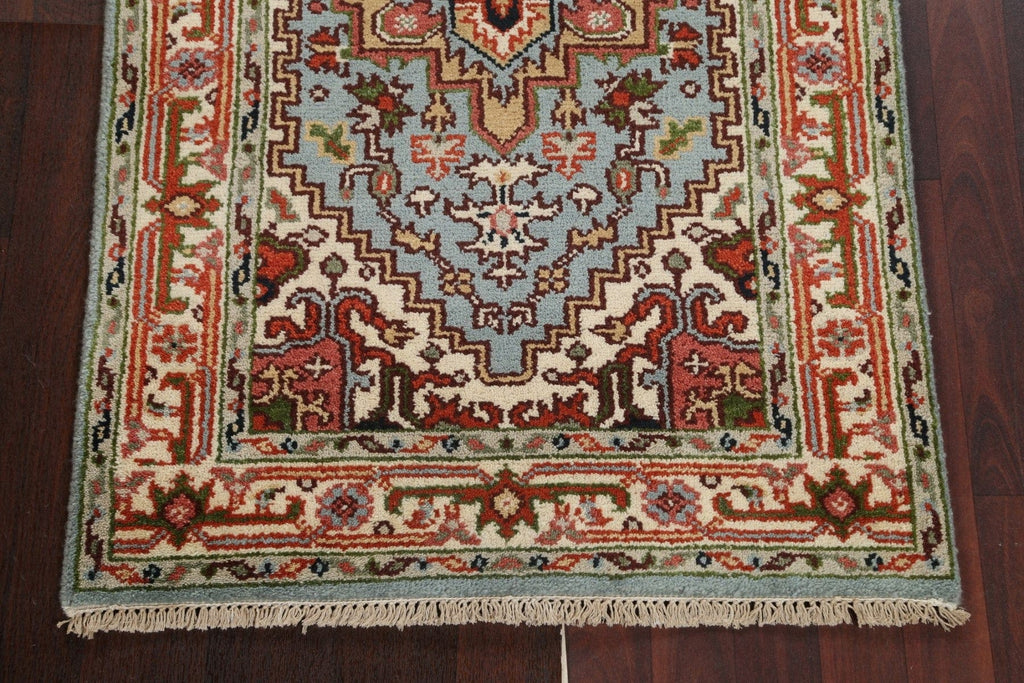 Handmade Heriz Serapi Oriental Wool Rug 3x5