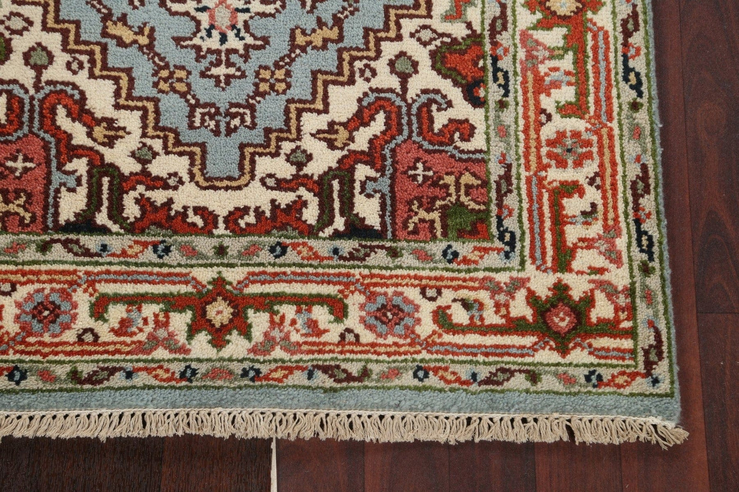 Handmade Heriz Serapi Oriental Wool Rug 3x5