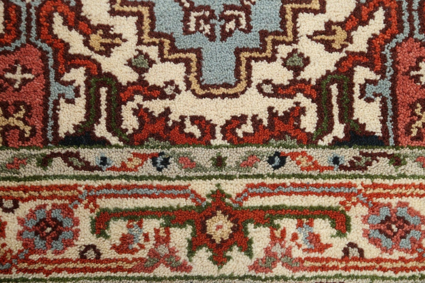 Handmade Heriz Serapi Oriental Wool Rug 3x5