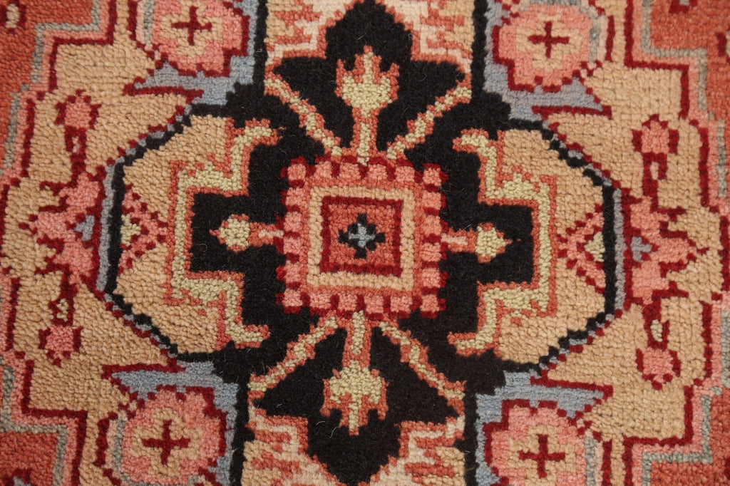 Geometric Wool Heriz Serapi Oriental Rug 3x5