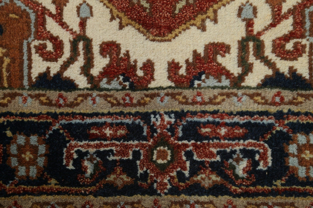 Hand-Knotted Heriz Serapi Oriental Wool Rug 3x5