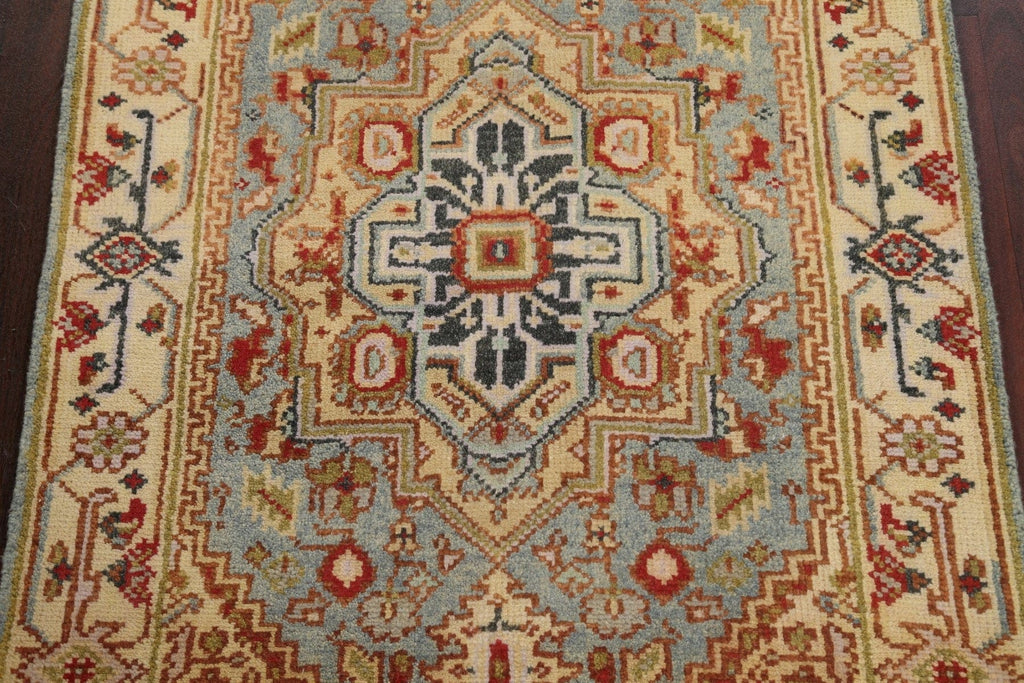 Hand-Knotted Wool Heriz Serapi Oriental Rug 3x5