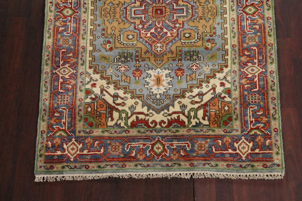 Handmade Wool Heriz Serapi Oriental Area Rug 4x6