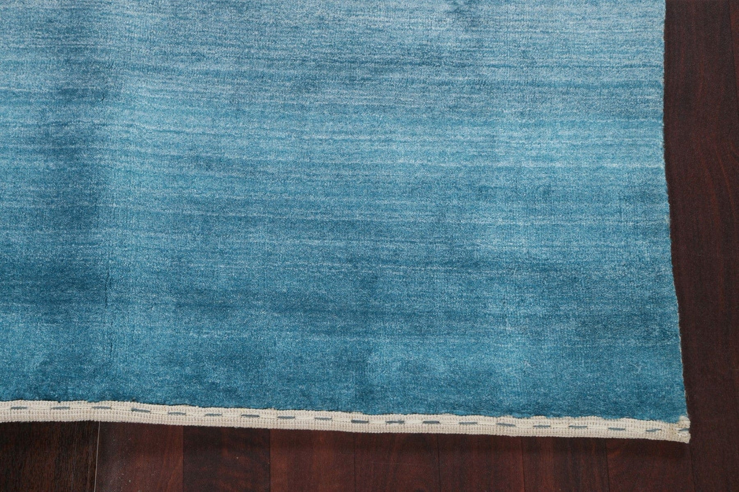 Contemporary Blue Gabbeh Oriental Wool Rug 4x5