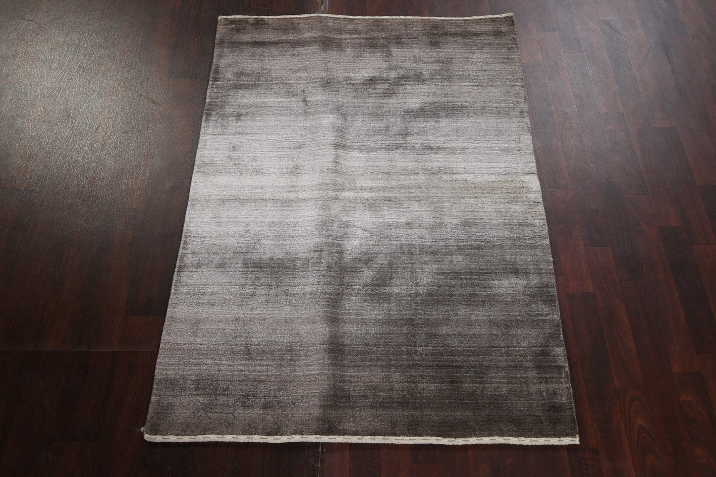 Contemporary Brown Gabbeh Oriental Area Rug 4x6