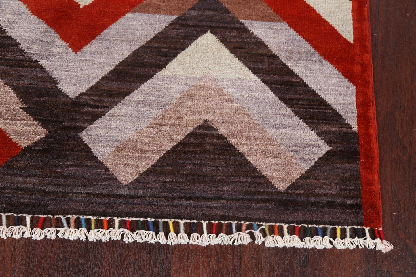 Chevron Gabbeh Kashkoli Oriental Area Rug 6x10