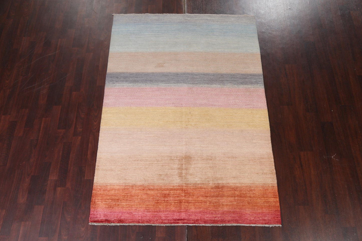 Contemporary Gabbeh Kashkoli Oriental Area Rug 5x8