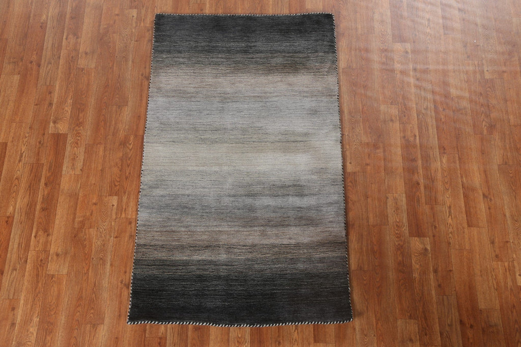 Contemporary Gabbeh Oriental Wool Rug 3x5