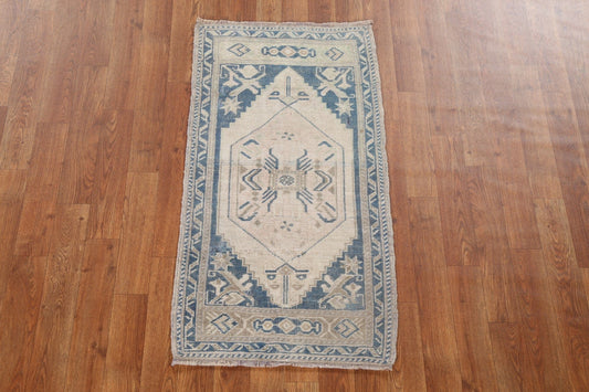 Vintage Wool Oushak Turkish Handmade Rug 2x3